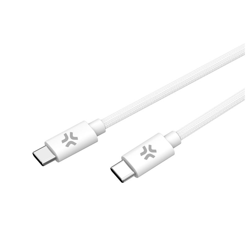 Celly-Cavo-da-Usb-C-a-Usb-C-1.5mt-Cotone-Bianco