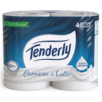 Tenderly 4 Rotoloni Igienica Carezza Di Latte Made In Italy