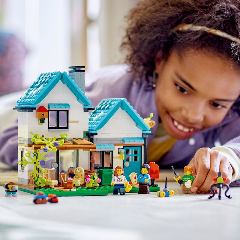 LEGO-Creator-31139-Casa-Accogliente-Modellino-da-Costruire-di-Case-Giocattolo-3-in-1-Idea-Regalo-per-Bambini