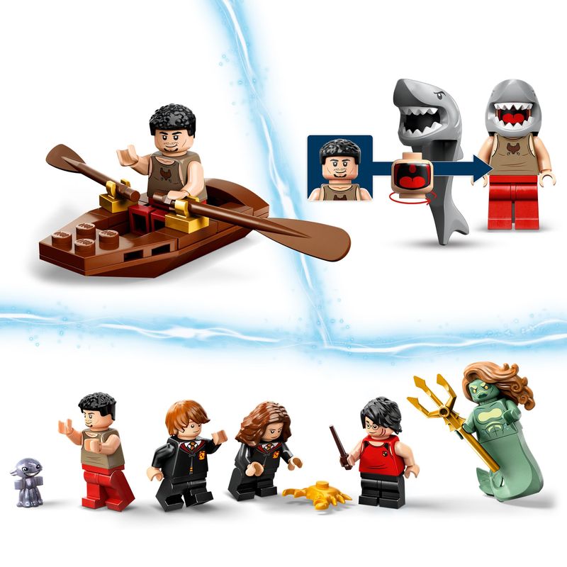 LEGO-Harry-Potter-76420-Torneo-dei-Tremaghi--il-Lago-Nero-Giochi-per-Bambini-e-Bambine-con-Barca-Giocattolo-e-5-Minifigure