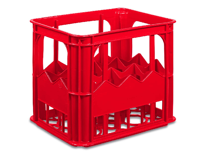 Cassetta Portabottiglie 12 Posti 40x30x35h Rosso Stefanplast