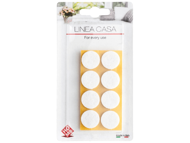 Carta 16 Feltrini Adesivi Mm 22 94 Bianco Home