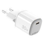 Celly UPTC1USBC30WWH Caricabatterie per dispositivi mobili Smartphone, Tablet, Telefono Bianco USB Interno