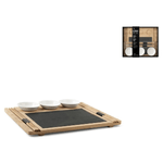 Sushi Box 9 Pezzi In Legno E Ardesia 24x29 Cm H&H