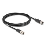 Delock Cavo M12 codifica X da 8 pin maschio a femmina PVC 2 m (80861)