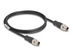 Delock-Cavo-M12-connettore-a-8-pin-con-codifica-X-su-PVC-1-m--80863-