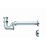 Sifone di scarico Idro Bric, modello S0865A, colore Cromo, per un drenaggio efficace e decorativo