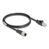 Delock-M12-Kabel-A-kodiert-8-Pin-Stecker-zu-RJ45-PVC-1-m--80809-
