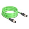 Delock-Cavo-M12-con-codifica-A-8-pin-maschio-maschio-PUR--TPU--5-m
