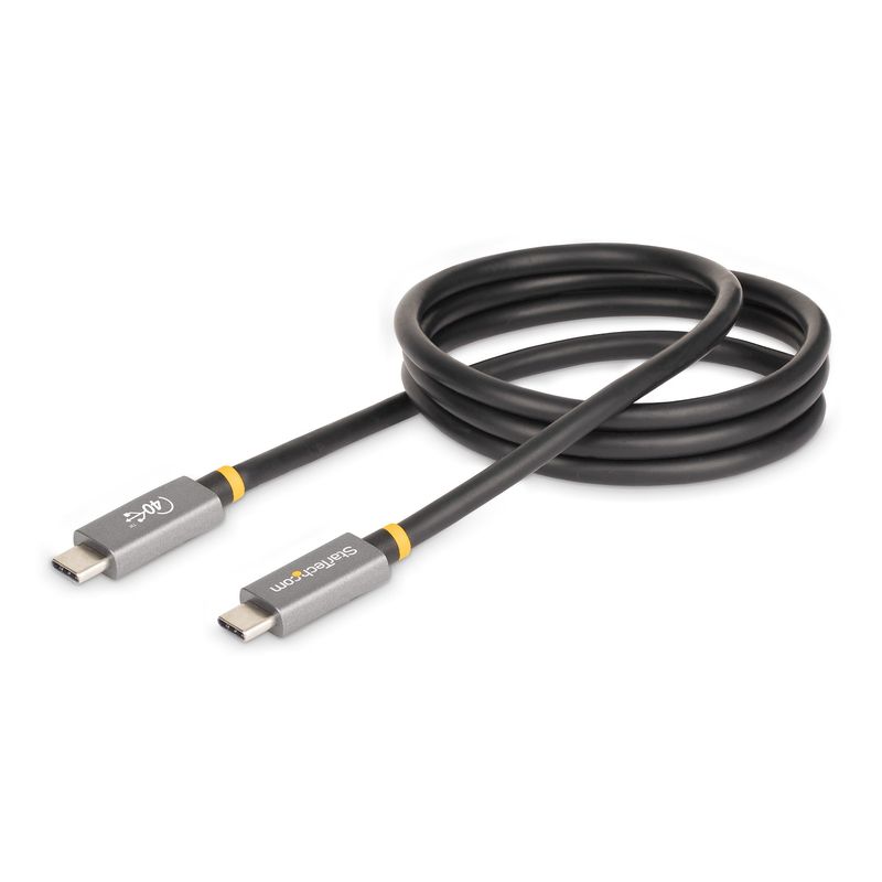 StarTech.com-Cavo-USB4-da-1-m-Cavo-USB-Type-C-Certificato-USB-IF-40-Gbps-cavo-di-ricarica-e-trasferimento-dati-USB-C-100W-PD-8K-60Hz-compatibile-con-Thunderbolt-4-3-USB-3.2--CC1M-40G-USB-CABLE-