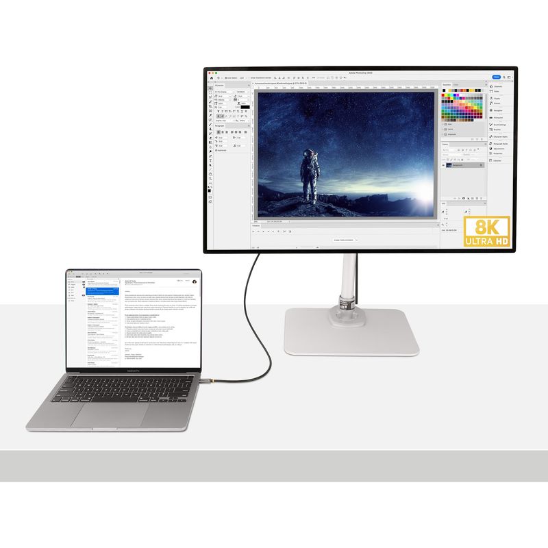 StarTech.com-Cavo-USB4-da-1-m-Cavo-USB-Type-C-Certificato-USB-IF-40-Gbps-cavo-di-ricarica-e-trasferimento-dati-USB-C-100W-PD-8K-60Hz-compatibile-con-Thunderbolt-4-3-USB-3.2--CC1M-40G-USB-CABLE-