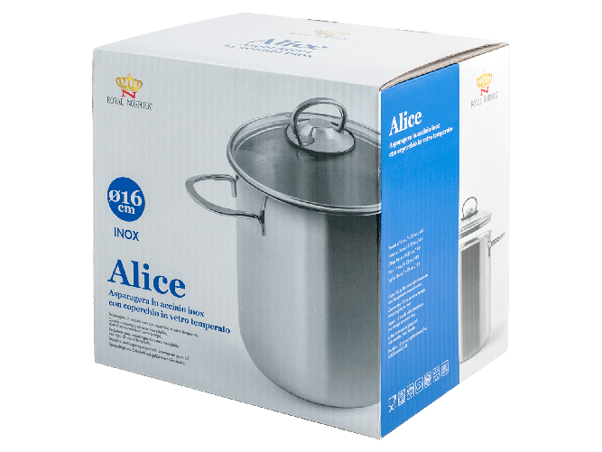 Asparagera Royal Norfolk 16X21 Acciaio Inox