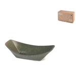 Set 2 Barchette In Stoneware Verde Cm 13X24, Modello Streat