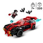 LEGO-76244-Marvel-Miles-Morales-vs.-Morbius-Spider-Man-Giocattolo-da-Costruire-per-Bambini-e-Bambine-con-Macchina-da-Corsa-e-Minifigure-di-Spidey