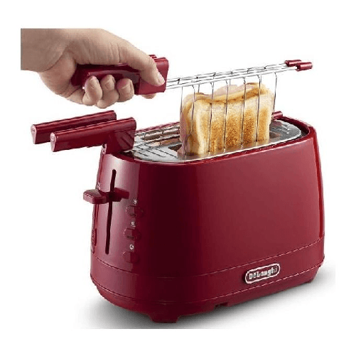DeLonghi CTLAP2203.R tostapane 2 fetta/e Rosso 550 W