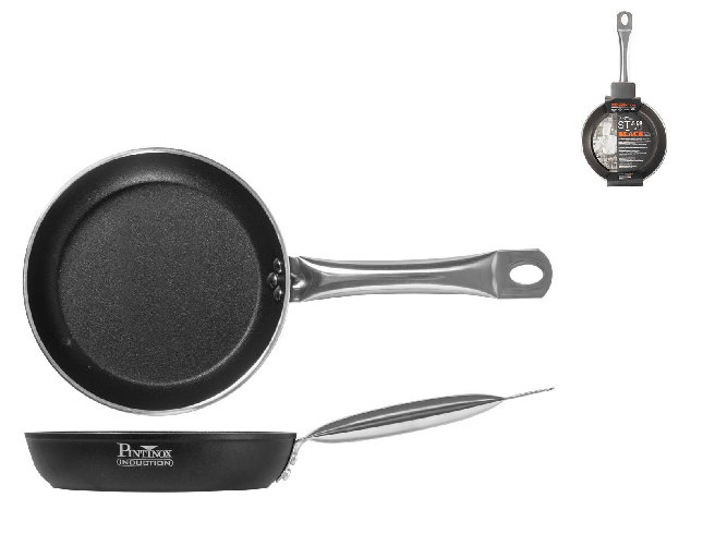Padella Antiaderente St-black Cm 20 Grigio Pinti Inox