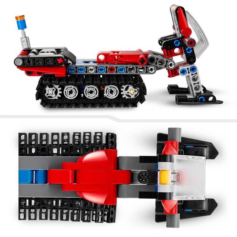 Lego-Technic-42148-The-Ladder-2-in-1-giocattolo-da-costruzione-con-motoslitta-modello-di-veicolo