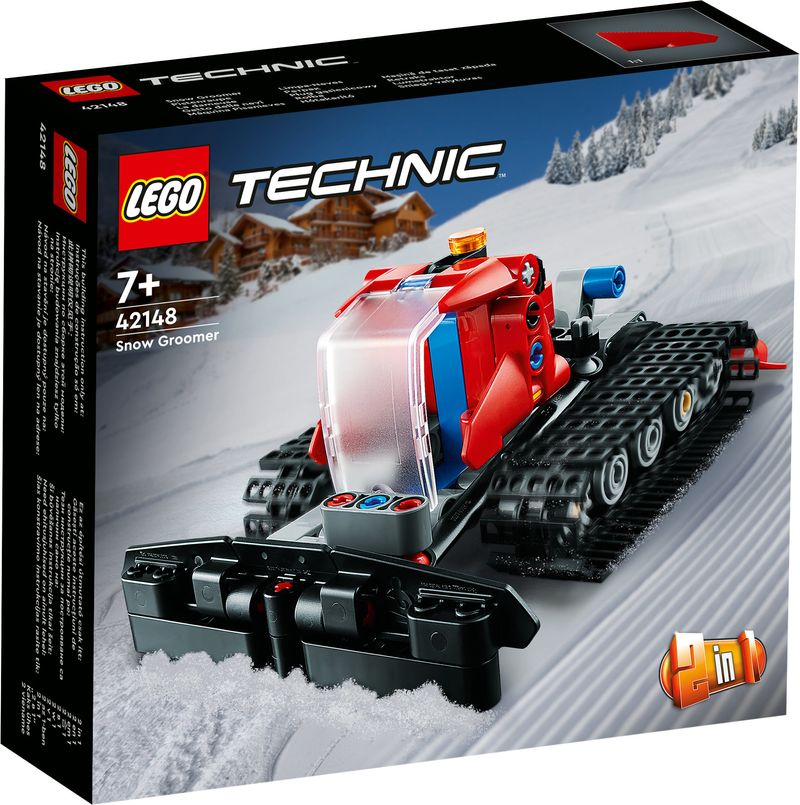 Lego-Technic-42148-The-Ladder-2-in-1-giocattolo-da-costruzione-con-motoslitta-modello-di-veicolo