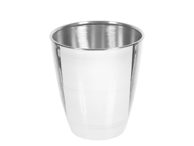 Secchiello in acciaio inox modello elegance di forma tonda