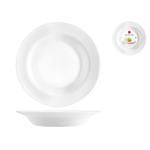 Bormioli Rocco Grangusto Set 6 Piatti Pasta, Opale, 29,5 Cm Bianco