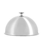 Cloche Inox Semisferica Cm 24 Altezza13 Grigio Pinti Inox