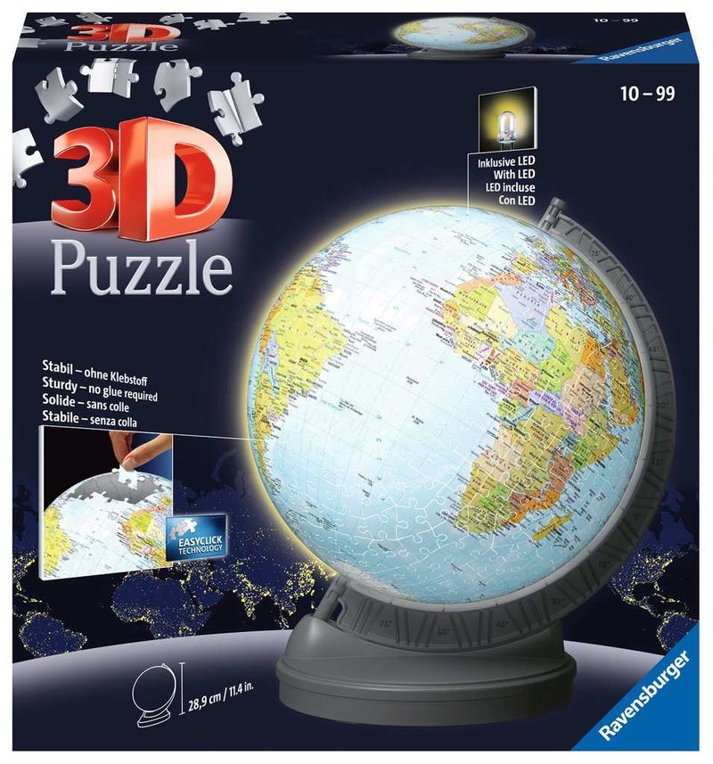 Ravensburger-11549-puzzle-Puzzle-3D-540-pz-Globo
