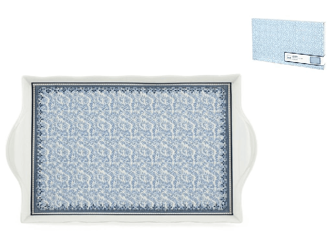 H&h Vassoio Porcellana Blue Dream