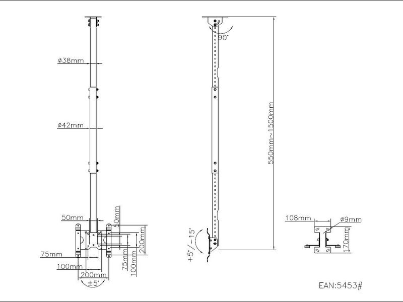 ITB-MB5453-Supporto-per-display-espositivi-813-cm--32---Nero