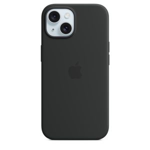 Apple Custodia MagSafe in silicone per iPhone 15 - Nero