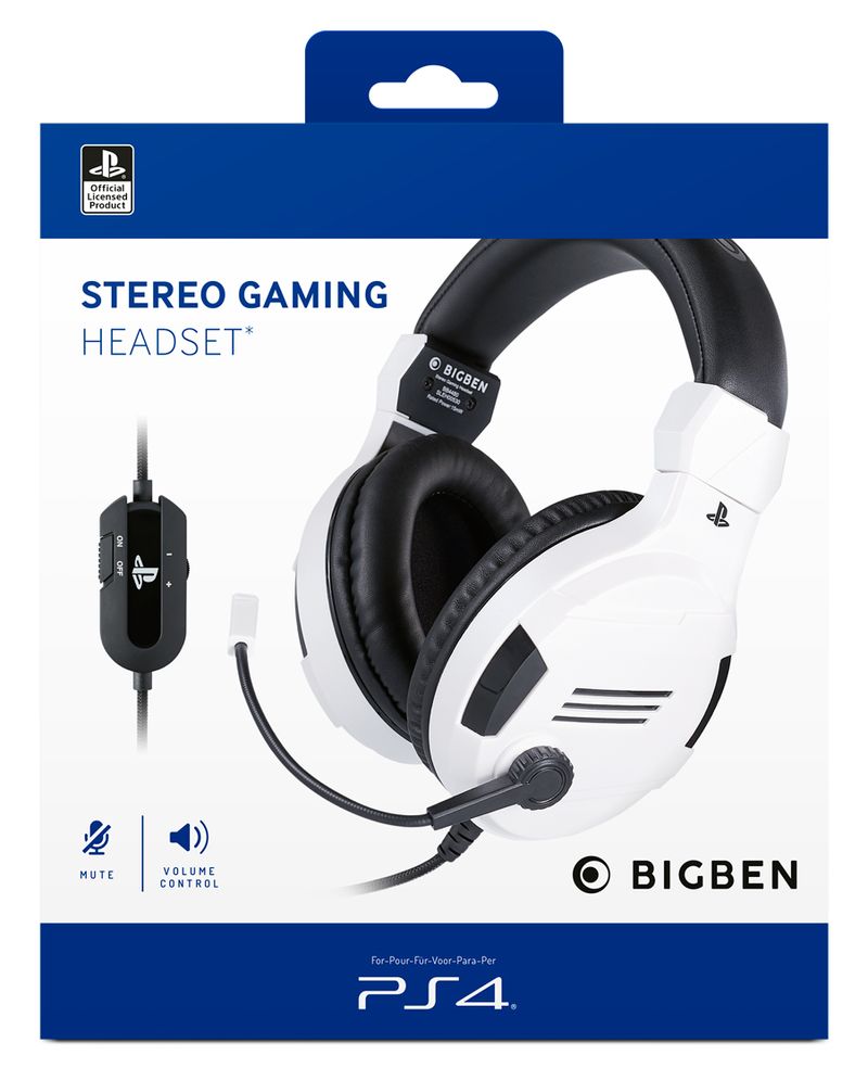 BIG-BEN-PS4OFHEADSETV3WHITE-cuffia-e-auricolare-Padiglione-auricolare-Connettore-3.5-mm-Nero-Bianco