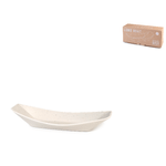 Set 2 Barchette In Stoneware Beige Cm 12X31, Modello Streat