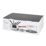 H&H Servizio Fonduta 11 Pezzi Inox 18/10, H&H, Argento