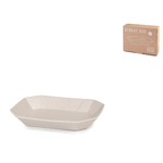 Set 2 Vaschette In Stoneware Beige Cm 17X22, Modello Streat