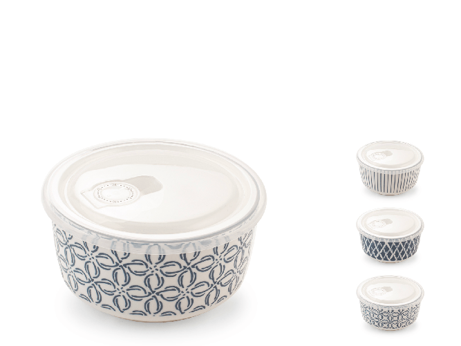 Set Piatti Seta Cm13X7 Porcellana