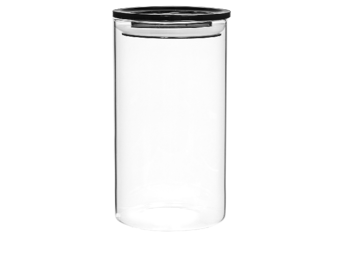 H&H Barattolo In Borosilicato Con Tappo Ermetico Cc 1000