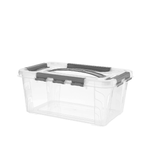 Box Hubert 29x19x12,4 grigio 11090 Trasparente Keeeper