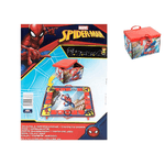 Lulabi Contenitore Con Tappeto Gioco Spiderman Decorato 32x4x42 Cm