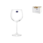 Bohemia Crystal Confezione Bohemia di 6 calici in vetro modello enoteca con capacità di cl 57