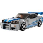 LEGO Speed Champions 76917 2 Fast 2 Furious Nissan Skyline GT-R (R34) Macchina Giocattolo da Collezione 2023