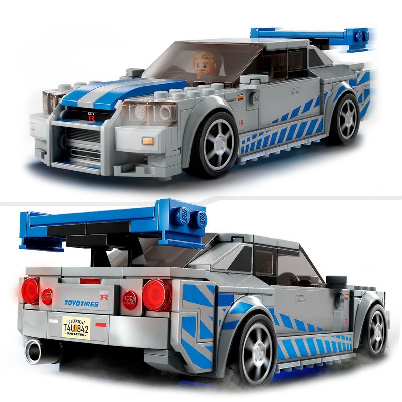 LEGO-Speed-Champions-76917-2-Fast-2-Furious-Nissan-Skyline-GT-R--R34--Macchina-Giocattolo-da-Collezione-2023-Giochi-per-Bambini