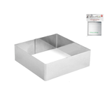 Coppapasta Inox 18/10 Quadro 10x10xh4,5 Grigio Home
