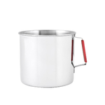Pignatto Inox Manico Rosso Cm12,5 Home