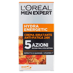 L’Oréal Paris Men Expert Hydra Energetic Crema Idratante Anti-Fatica, 50 Ml