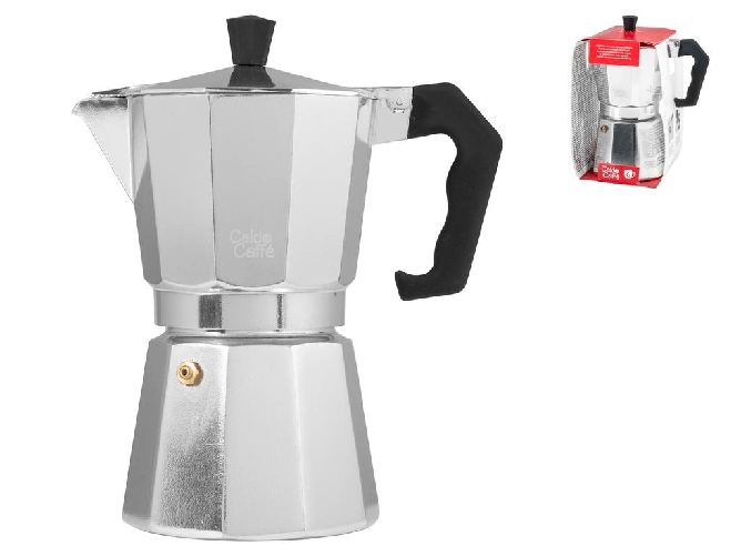Caffettiera Home Express in alluminio caldo caffe' tazze 6