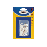 Blister 5 Ganci Con Chiodo Bianco marca artex