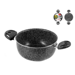 Casseruola 2 Manici Antiaderente 'stone' Cm20 HOME in alluminio