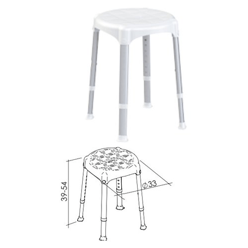 Sgabello bagno K Design EH-STRA-PP-BX