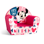 Lulabi Poltroncina Bimbo Minnie Icon In Cottone Imbott. Spugna 51X43X33Cm