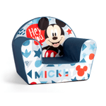 Lulabi Poltroncina Bimbo Mickey Icon In Cottone Imbott. Spugna 51X43X33Cm