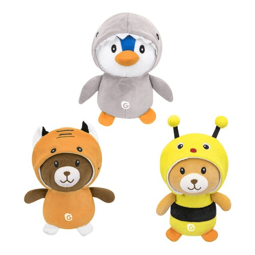 Globo Peluche Vitamina G Animale soft con Tutina Assortito